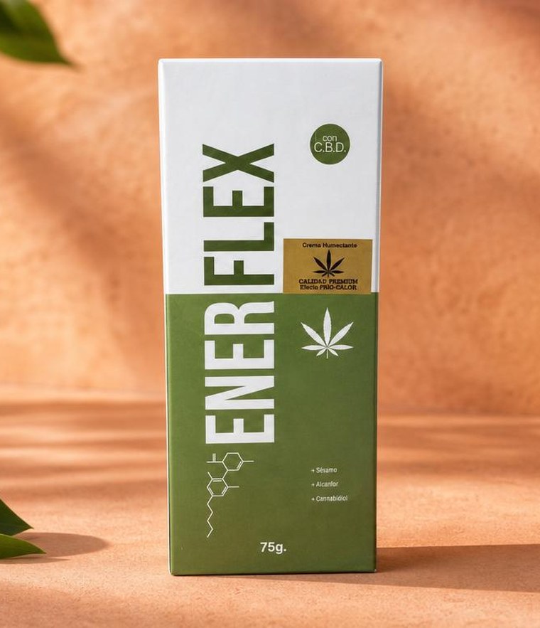 Enerflex crema con CBD, efecto frío-calor, 75g