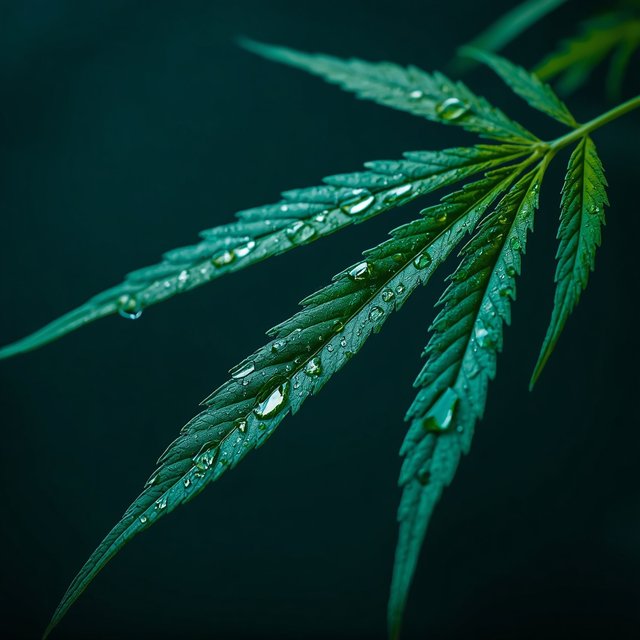 Hoja de cáñamo · CBD
